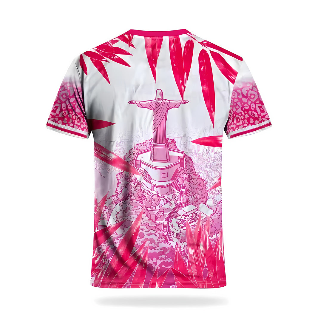 BRAZIL CHRIST THE REDEEMER  PINK JERSEY WORLDCUP 2026