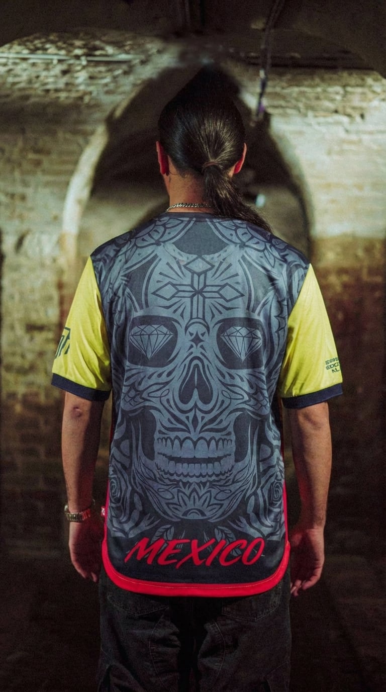 MEXICO "Dia De Los Muertos" SKULL HOME JERSEY WORLDCUP 2026 LOGO